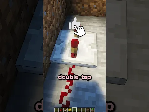 How to BUILD a REALIST DOORBEL the Right WAY! #minecraft #shorts