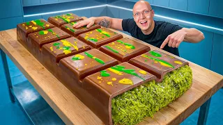 I Made a Giant 242-Pound Dubai Chocolate Bar