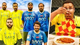 لعبنا مباراة حقيقية ولكن بقوانين غريبة الهلال x النصر #1😳❌ الحكم للي خربها 😂🤣