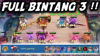 CHEAT BINTANG 3 DI MAGIC CHESS INI COK !  FULL 10 HERO BINTANG 3 !!!