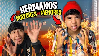 HERMANOS MAYORES CONTRA LOS MENORES!!