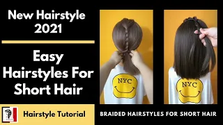Easy hairstyles for short hair #hairstyleshorts