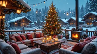 Cozy Christmas Café Ambience ✨ Relaxing Jazz Music for a Warm Winter Night