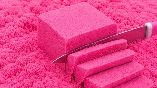 Ultimate Pink Sand ASMR ✨ Satisfying Kinetic Sand Cutting & Relaxing Sounds LIVE 5 #shorts