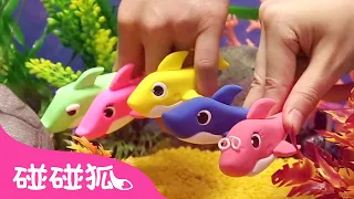 黏土鲨鱼宝宝｜鲨鱼宝宝 嘟噜噜嘟噜 🦈｜黏土儿歌·故事｜Clay Baby Shark｜中文儿歌｜碰碰狐儿歌｜Nursery Rhymes｜碰碰狐Pinkfong