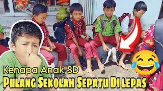 Kenapa ini !! Pulang Sekolah Sepatu Di Lepas