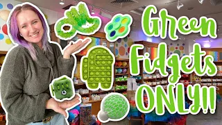 Green Fidgets ONLY 💚🍀🥑| No Budget!!! 🤑🤑🤑