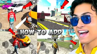 How To Add 🤩🚀 New City + New Mcleren Car + Innova Car All Secret Cheat Codes Features IBD3D