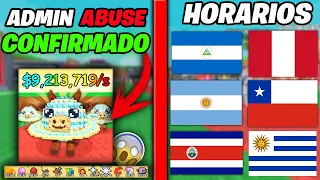 ¡URGENTE! NUEVOS HORARIOS CONFIRMADOS DEL ADMIN ABUSE EN ROBA UN BRAINROT 😱