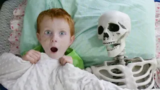 funny skeleton learn colors for kids. Halloween kids video