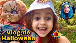 ENCONTREI ESSE BONECO FOFINHO NA FLORESTA. #VlogDeHalloween | Episódio 3