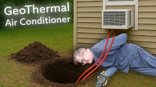 Turning a $150 AC Into a Super-Efficient Geothermal Unit!