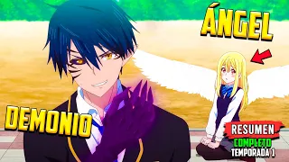 😇 ÁNGEL ESCLAVIZÓ A UN DEMONIO PERO TERMINÓ ENAMORÁNDOSE DE ÉL 😈 Oroka na Tenshi Resumen Completo T1