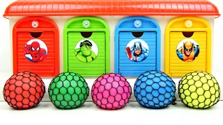 Oddly Satisfying Garage | DIY Making Relax Princesses 6 Slime Balls and 4 ASMR Doors Cutting Candy