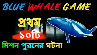 Find Out What the First 10 Tasks of the Blue Whale Game Were | Blue Whale Game Story in Bengali