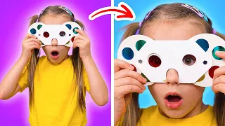 👓 Wow! Magic Glasses Make Colors POP! 🌈 And More Fun Kids Crafts & Games!