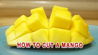 How To Cut a Mango 🍑 Mango Diced
