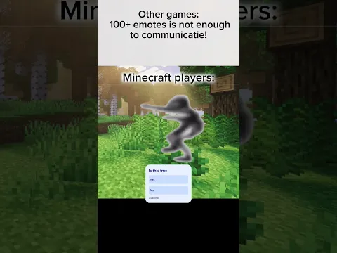 Communication in Minecraft. #minecraft #gaming #ytshorts #shorts #music