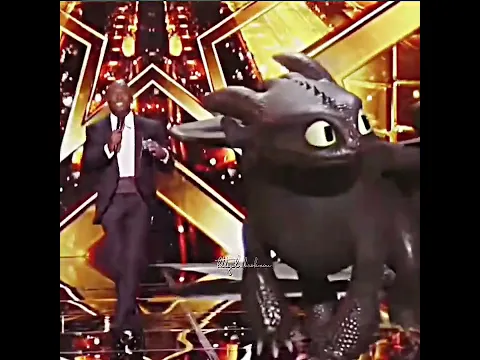 Toothless on agt : #httyd #toothless #shorts @laulauedits