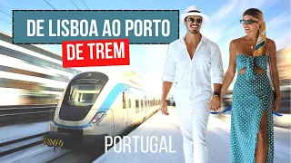 De Lisboa ao Porto de Trem. Fomos de Lisboa até o Porto de trem ou Comboio como é chamado por aqui.