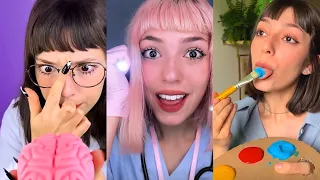 ASMR CLEANING TONGUE CLEANING BRAIN BEAUTY HACK 
