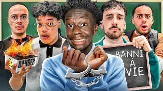 NOS PIRES ANECDOTES À L'ÉCOLE IRL #4 (ft. Nico, Raska, Théobabac et Totoche)