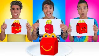 EL QUE DIBUJE MEJOR LA COMIDA SE LA QUEDA !!! (FT. ALEJO IGOA)