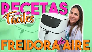 🍴8 RECETAS en la FREIDORA de AIRE para DUMMIES🙃!! Airfryer COSORI! HIPERFACILES!| Carla Wonderland