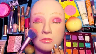 ASMR Makeup on Mannequin (Whispered)