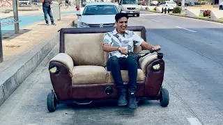 En este sillón puedes dar la vuelta y descansar a la vez