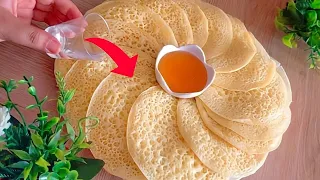 وصفة العيد للي عمرها تحشمك👌بغرير الشهدة بدون دقيق ابيض ❗❓مع اضافة مكون يخليه خفيف وكلو متقب ناجح💯