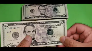 CUIDADO CON GASTAR ESTOS BILLETES DE $5 VALEN MILES DE DOLARES