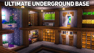 Minecraft: Ultimate Underground Base Tutorial (how to build)
