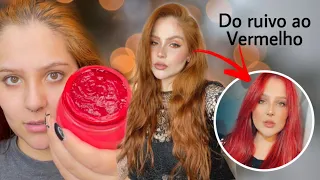 Do ruivo ao vermelho com máscara da Salon Line
