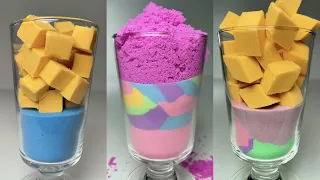 Kinetic Sand ASMR, Drop and squish.