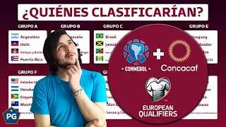 SI la ELIMINATORIA en AMÉRICA fuera como en EUROPA ¿Quiénes irían al mundial?