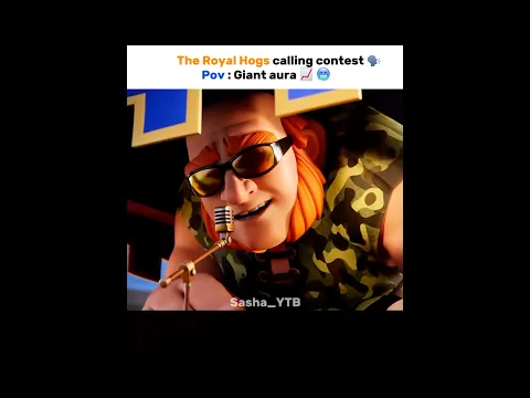 POV : The royal hogs calling contest 🗣️ #clashroyale #clashofclans #supercell