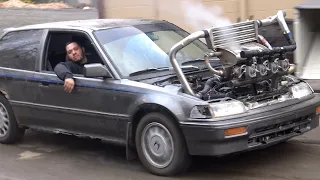 QUAD TURBO CIVIC gets MORE BOOST!