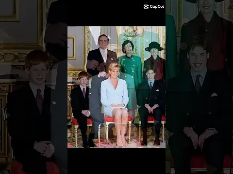Princesa Diana y los Príncipes William y Harry  #familiareal