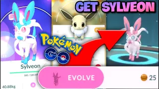 How to Evolve Eevee into Sylveon in Pokemon GO // How good is it // Sylveon Name Trick