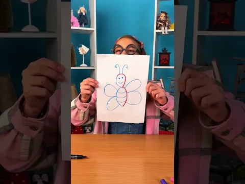 Drawing WIth Numbers: Butterfly 🦋🎨 #forkids
