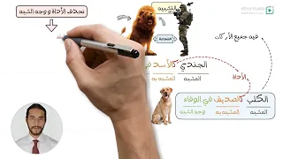 1AM - 3AS - ملخص الصور البيانية و المحسنات البديعية  - التشبيه