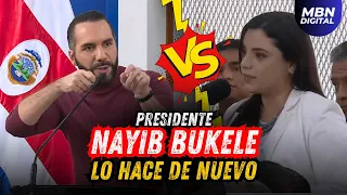 Nayib Bukele Deja Callada a Periodista de Oposición en Plena Conferencia de Prensa