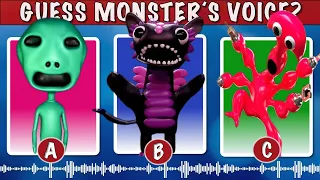 Guess the MONSTER'S VOICE #48 | GARTEN OF BANBAN 4 |  Dr. SYRINGEON, CHOO-CHOO CHARLES, KITTYSAURUS