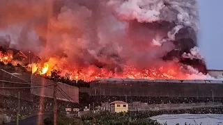 TREMORES E TERR0R - ALTURA DA LAVA DO VULCÃO CUMBRE VIEJA É ASSUSTADOR -ACTUALIZACIONES CUMBRE VIEJA