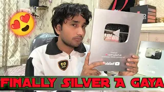 Finally Mera Silver button a gaya 😍🫶 Mera Silver 🥈 a gaya Dosto 