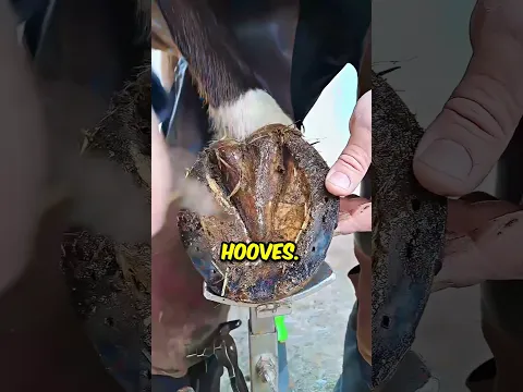 Satisfying HorseShoe Cleaning... ❤️