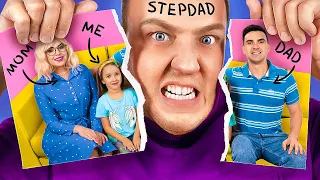 Papai vs padrasto! Minha filha está desaparecida! Como Esgueirar doces para o Cinema!