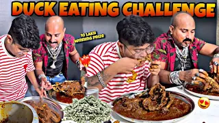 6 KG Duck Eating Challenge With @ChickenLegPiece 😱🍗|Kanda Lovers|