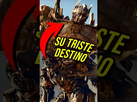 Optimus y Megatron LA TRISTE REALIDAD #optimusprime #megatron #optimus #transformers #shorts